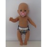 luier blauw piraten baby born 43cm