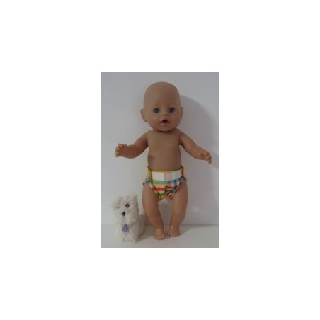 luier geel geruit baby born 43cm