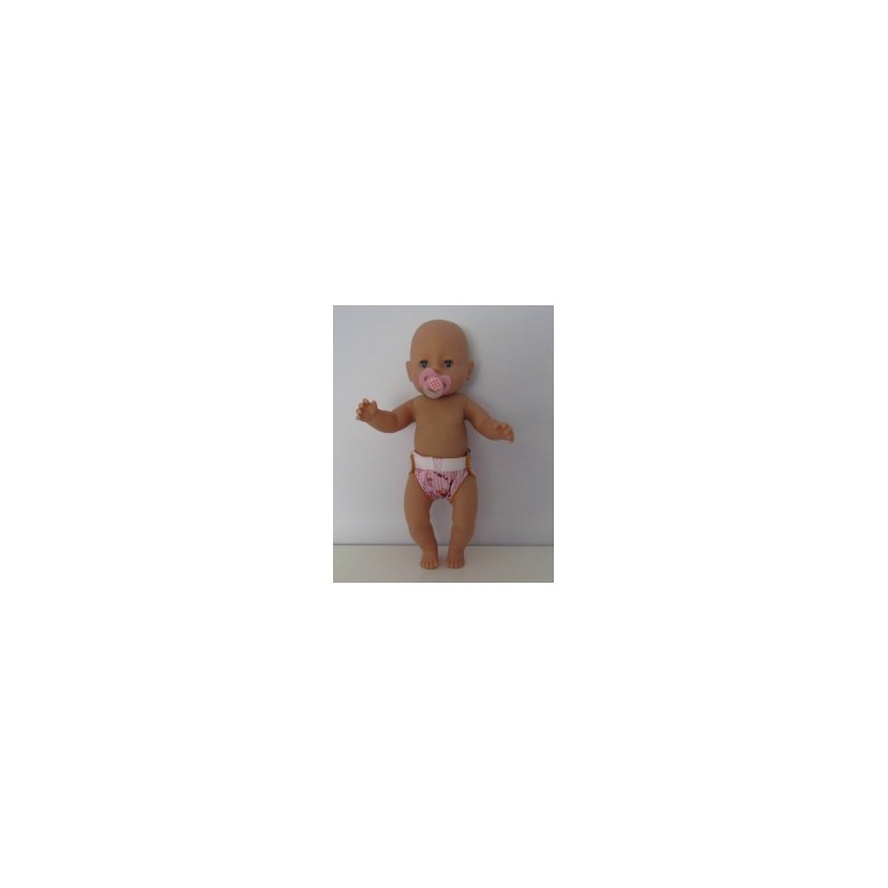luier roze gestreept baby born 43cm