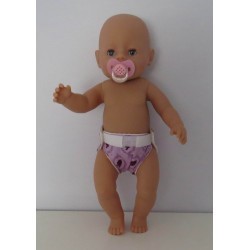 luier paars meisje baby born 43cm