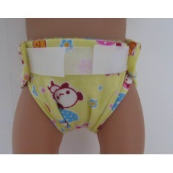 luier geel panda baby born 43cm