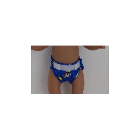 luier hard blauw konijnen  baby born 43cm