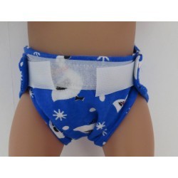 luier blauw ganzen baby born 43cm