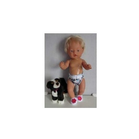 luier blauw verkeersborden baby born 43cm