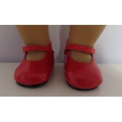 lak schoentjes rood baby born 43cm