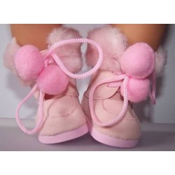 roze laarzen baby born 43cm