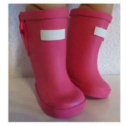 regenlaarzen hard roze baby born 43cm