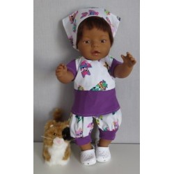 liefbroek setje vossen baby born 43cm