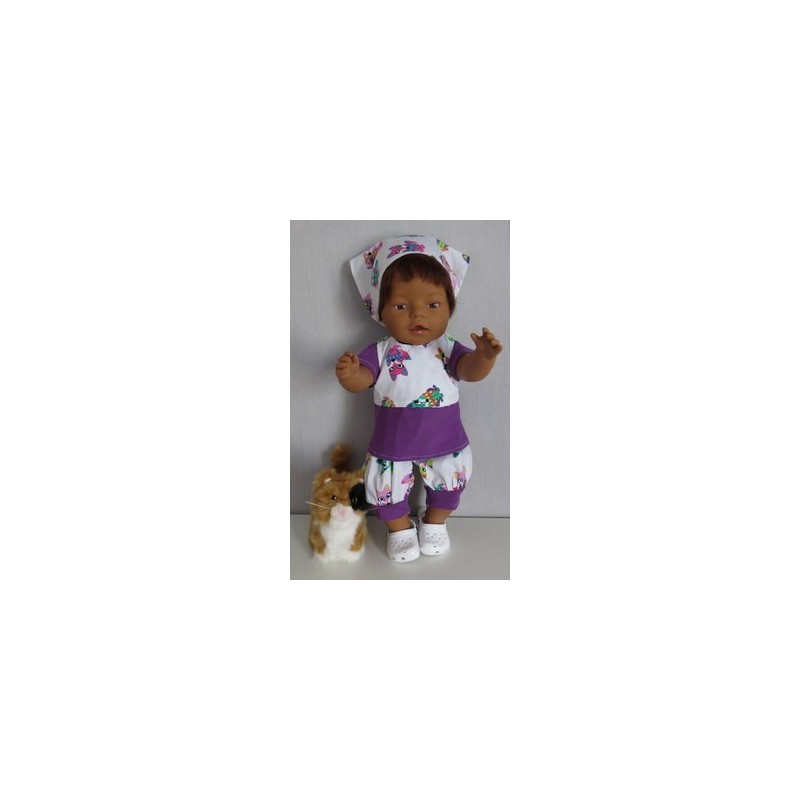 liefbroek setje vossen baby born 43cm