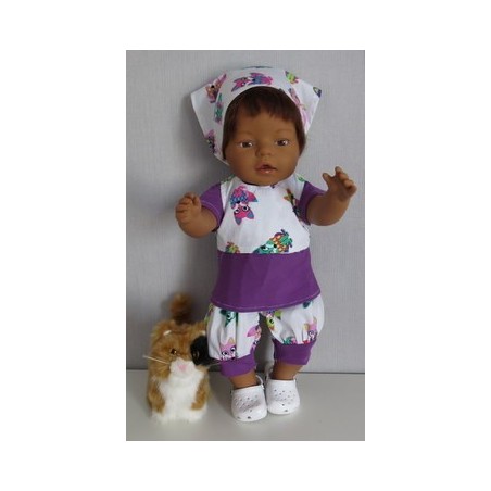 liefbroek setje vossen baby born 43cm