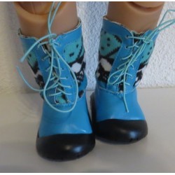 sneeuw laarzen blauw baby born 43cm