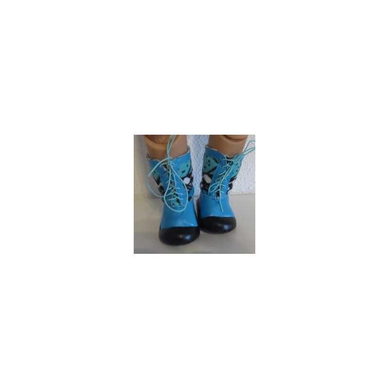 sneeuw laarzen blauw baby born 43cm