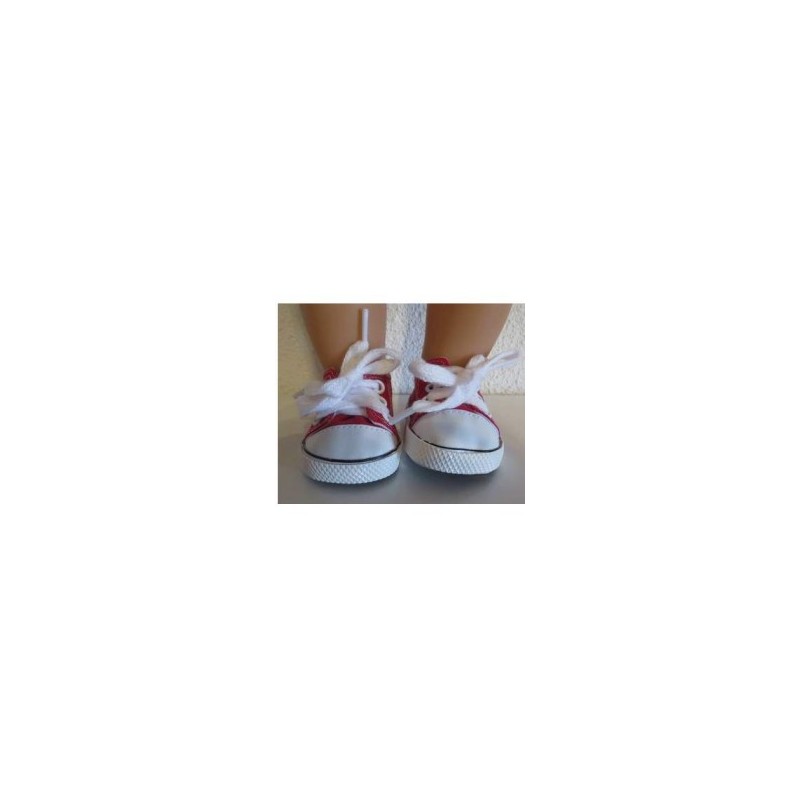sneakers rood baby born 43cm
