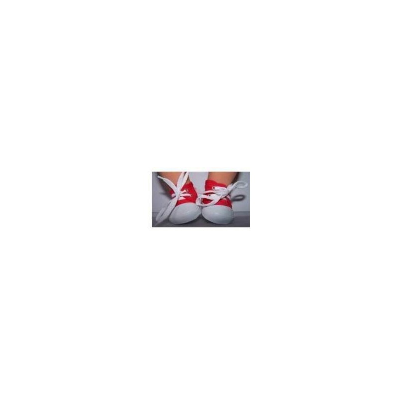 sneakers rood baby born 43cm