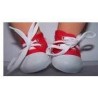 sneakers rood baby born 43cm