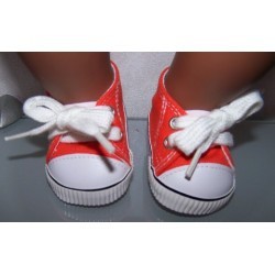 sneakers oranje baby born 43cm