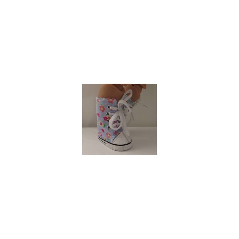 hoge sneakers blauw  baby born 43cm