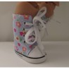 hoge sneakers blauw  baby born 43cm