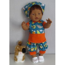 liefbroek setje vogels baby born 43cm