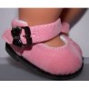 schoentjes roze met vlinder baby born 43cm