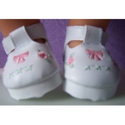 schoentjes wit baby born 43cm