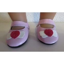 schoentjes roze baby born 43cm