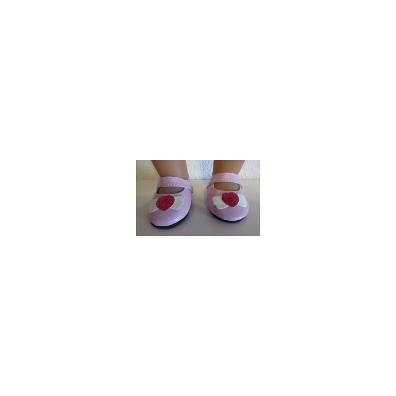 schoentjes roze baby born 43cm