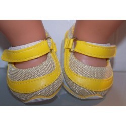 sportschoentjes geel baby born 43cm