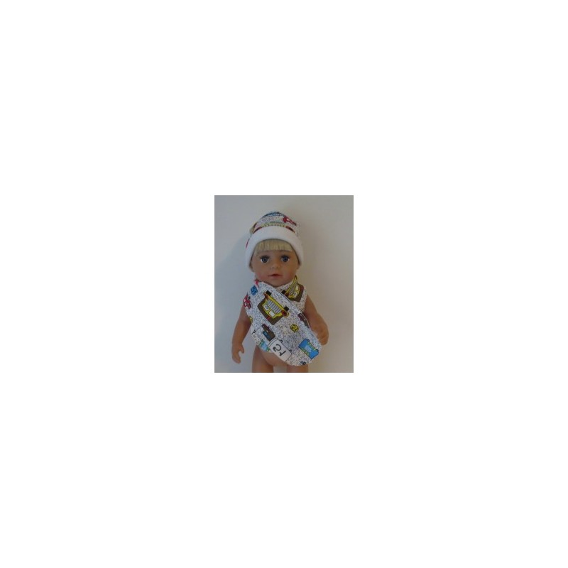 muts met sjaal wagens baby born 43cm