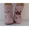 stoffen laarzen roze vogels baby born 43cm
