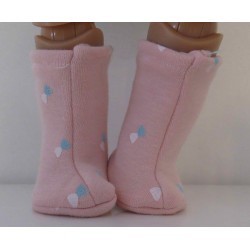 stoffen laarzen roze baby born 43cm