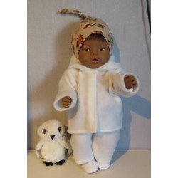 complete set met vossen bruin baby born 43cm
