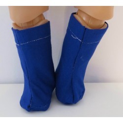 stoffen laarzen blauw baby born 43cm
