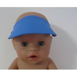 zonneklep blauw baby born 43cm