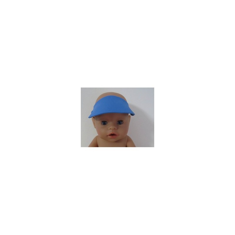zonneklep blauw baby born 43cm