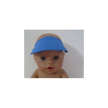 zonneklep blauw baby born 43cm