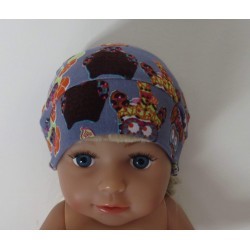 mutsje grijs uilen baby born 43cm