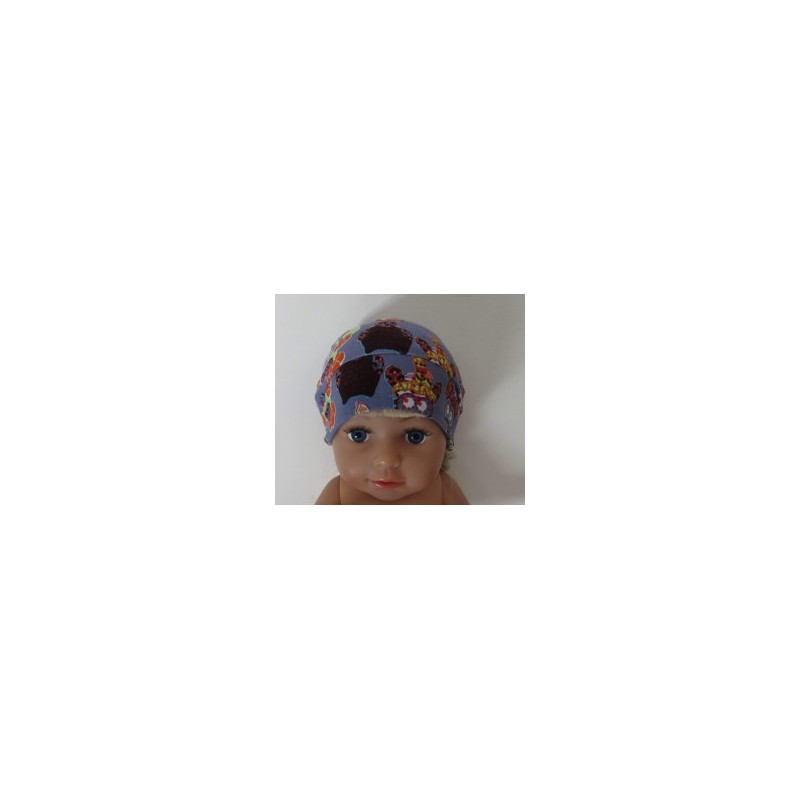 mutsje grijs uilen baby born 43cm