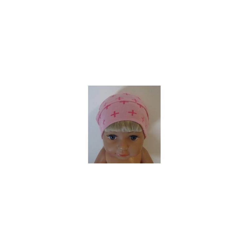 mutsje roze + baby born 43cm