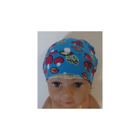 mutsje blauw paddestoelen baby born 43cm