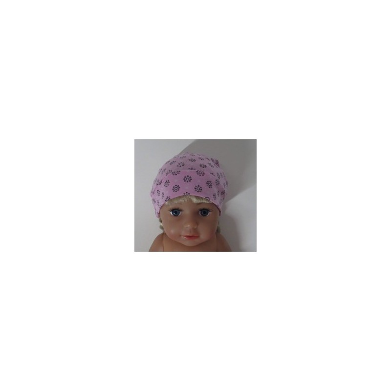mutsje roze met zwart baby born 43cm