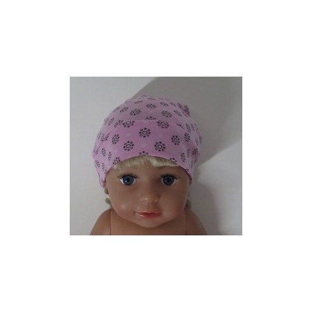 mutsje roze met zwart baby born 43cm