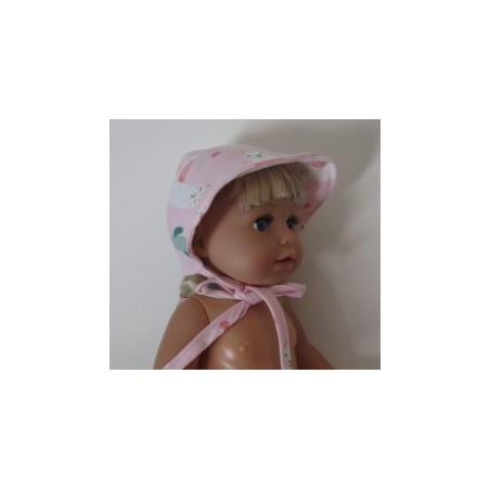 hoedje roze lama  baby born 43cm
