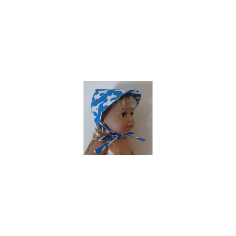 hoedje blauw olifanten  baby born 43cm