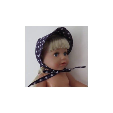 hoedje paars sterren baby born 43cm