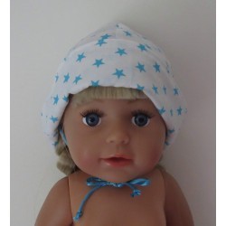 mutsje blauw sterren  baby born 43cm