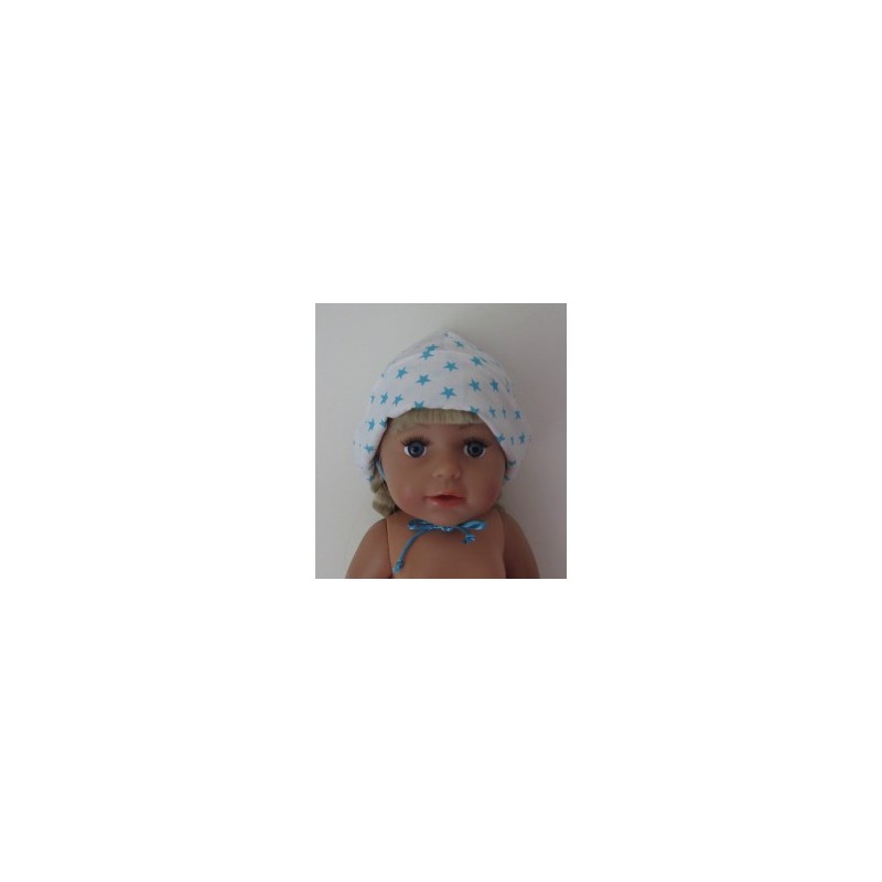 mutsje blauw sterren  baby born 43cm
