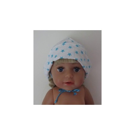 mutsje blauw sterren  baby born 43cm