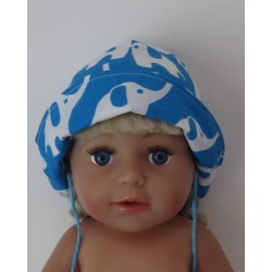 mutsje blauw olifanten baby born 43cm