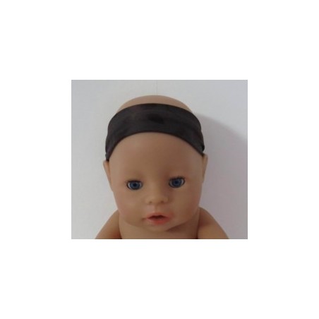 haarband bruin  baby born 43cm